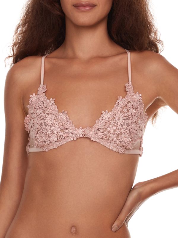 Flora Nikrooz ?Showstopper Floral Appliqu Bra